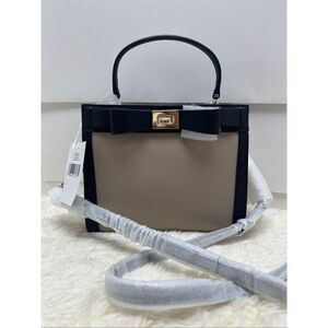 🔥🎁NWT! Kate Spade Mayfair Drive Mini Tullie Crossbody Handbag Almond/Black Msr